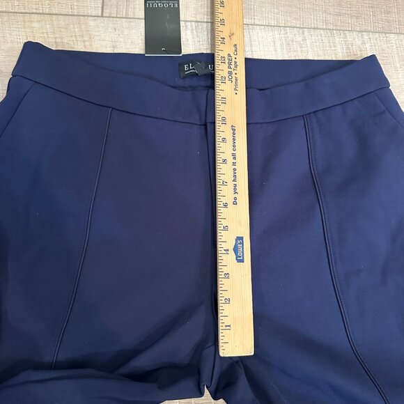ELOQUII WOMENS NAVY BLUE DRESS PANTS NEW SIZE 16 - Picture 4 of 9